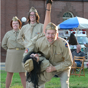 Jeff Lander in his World War II costume