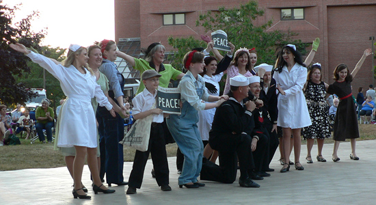 The World War II dance troupe